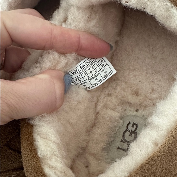 UGG Men’s Ascot Slipper in Chestnut Tan Size 10 Excellent Used Condition - Picture 4 of 8